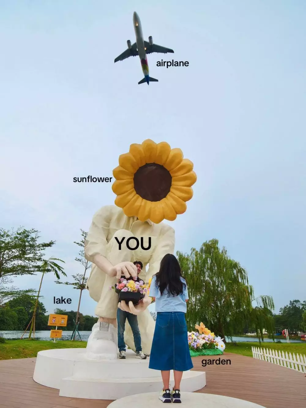 Pria buat patung raksasan untuk lamar kekasih © 2025 brilio.net