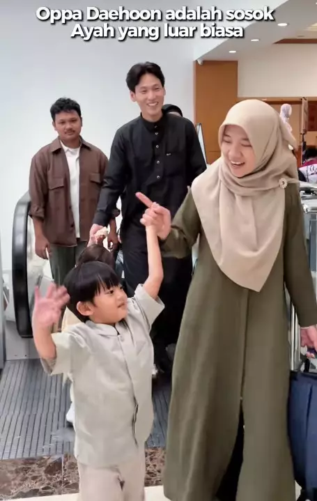 Na Daehoon ikut kajian ajak tiga anak © TikTok