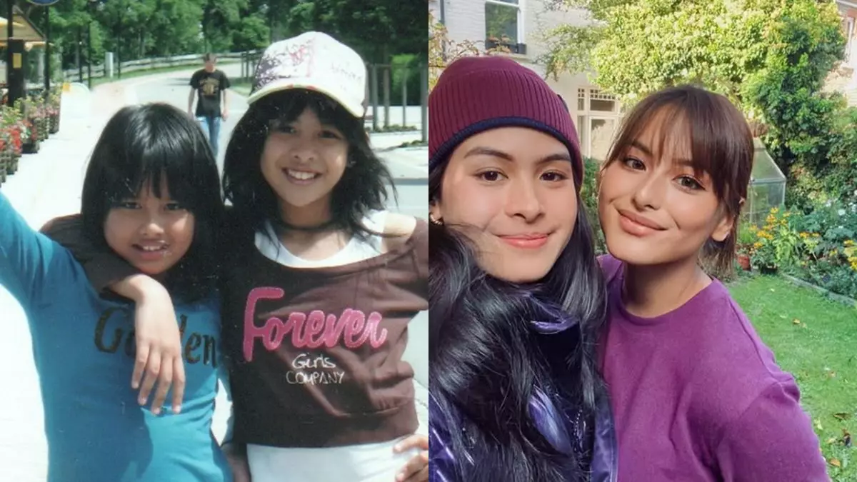 11 Potret kedekatan Maudy Ayunda dan Amanda Khairunnisa dari kecil hingga dewasa, kakak-adik goals