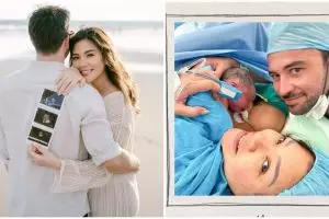 7 Tahun menanti momongan, 7 potret Aline Adita melahirkan di usia 45 usai 7 kali gagal bayi tabung