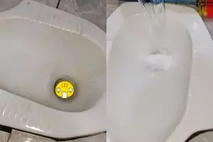 Tak perlu pakai sitrun lagi, 2 bahan dapur ini bikin kerak dan noda kuning di kloset jadi cepat luntur