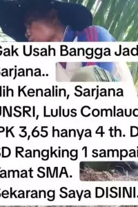 Viral pria lulusan universitas top IPK cumlaude, kini bahagia jadi petani, ini kisah lengkapnya