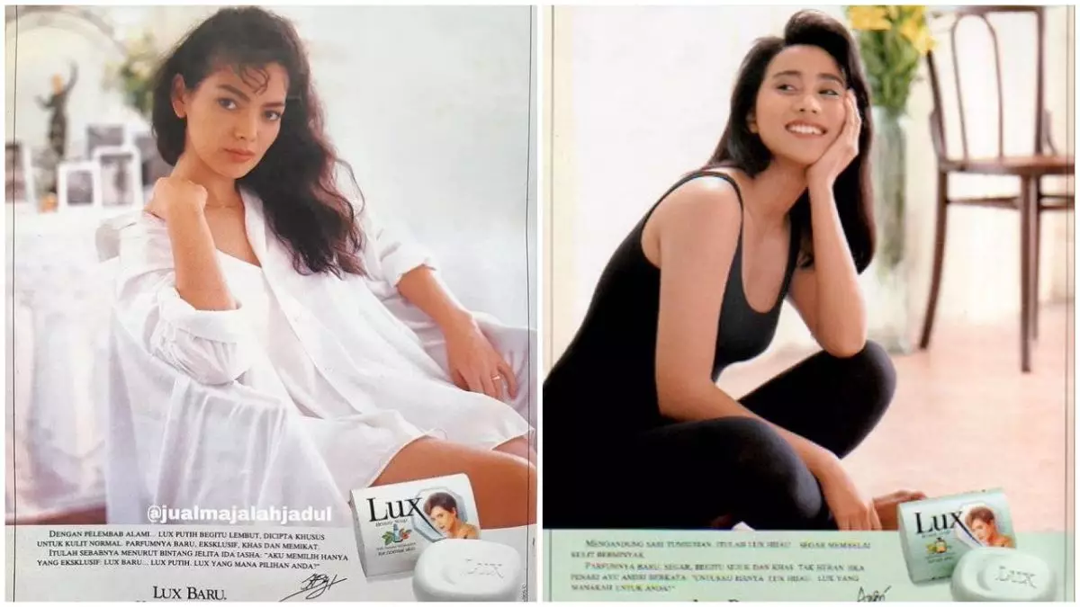 Potret lawas 9 seleb jadi model sabun Lux 90-an, pesona Ida Yulidina istri Menkeu Purbaya manglingi
