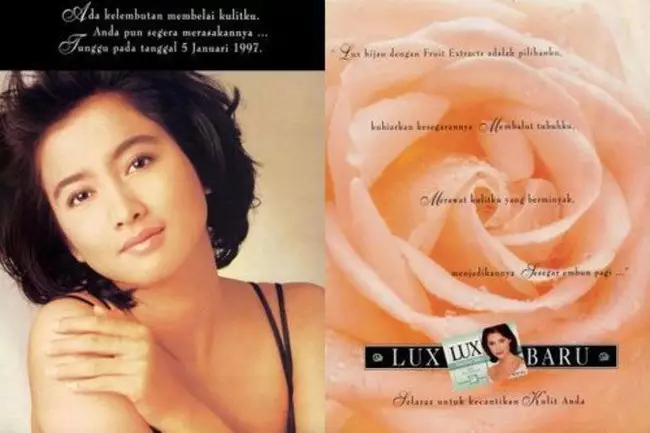 seleb jadi model sabun Lux 90-an © Instagram