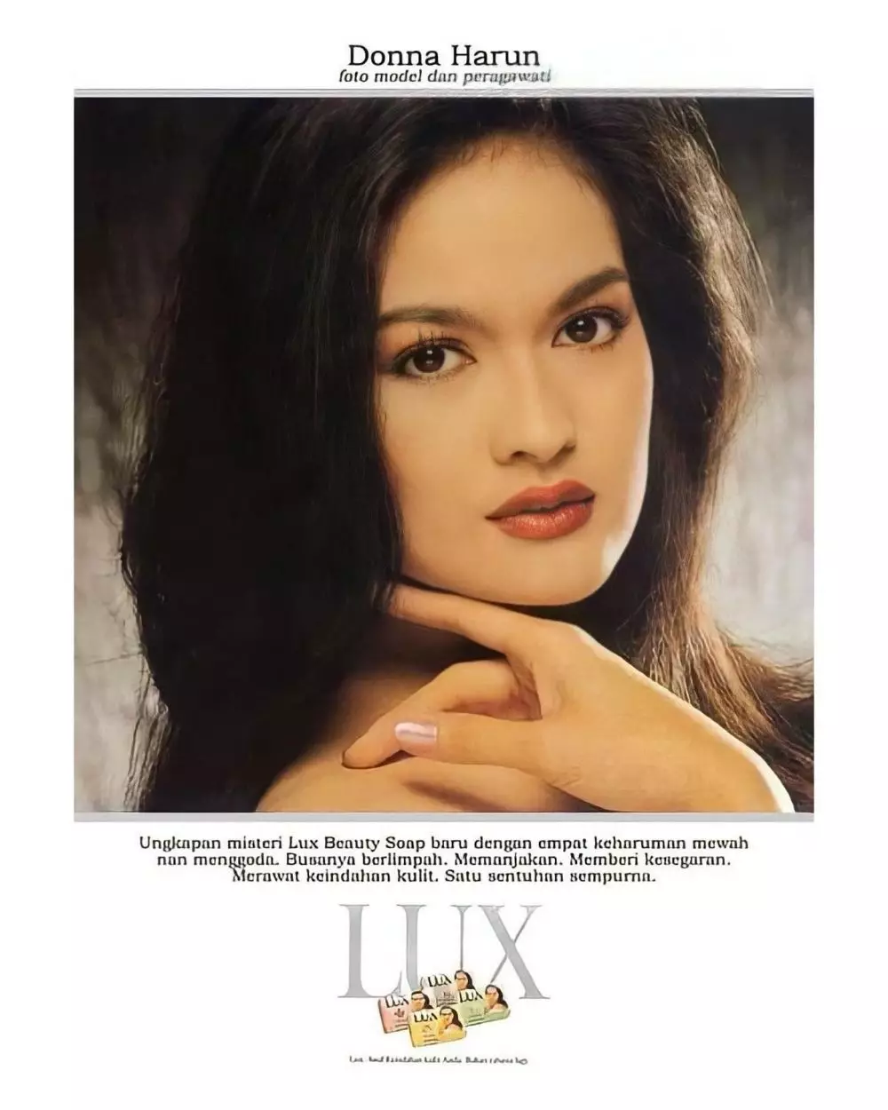 seleb jadi model sabun Lux 90-an © Instagram