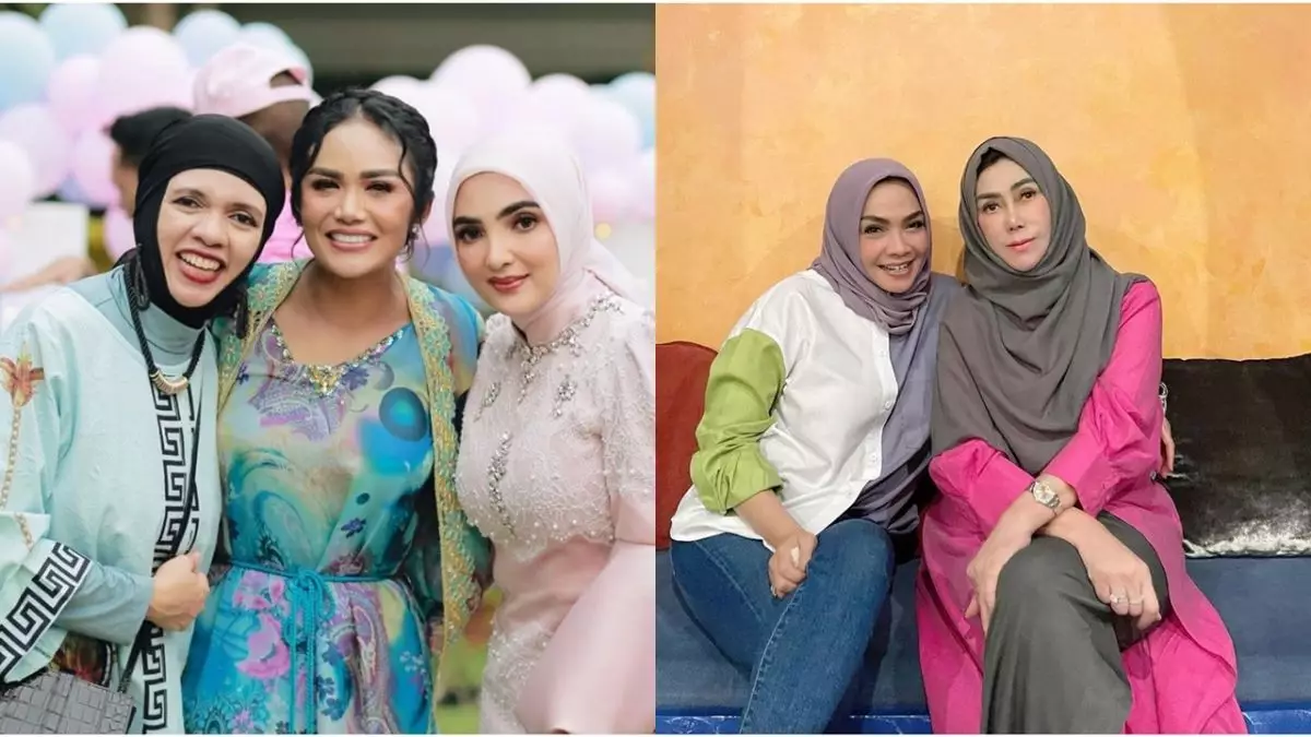 Kedekatan 9 seleb dan besan ini lengketnya bak sahabat lama, patahkan anggapan tak bisa akur