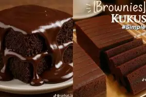 9 Resep brownies kukus simpel homemade empuk dan moist, cocok untuk camilan keluarga