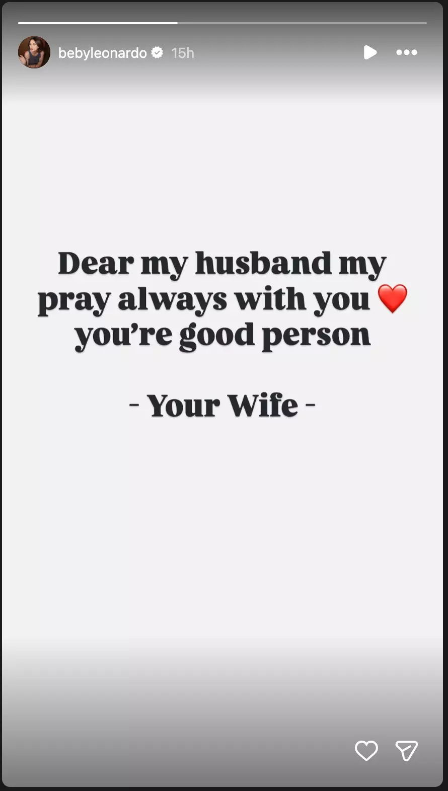 Beby Prisillia tulis pesan haru untuk Onadio © 2025 brilio.net