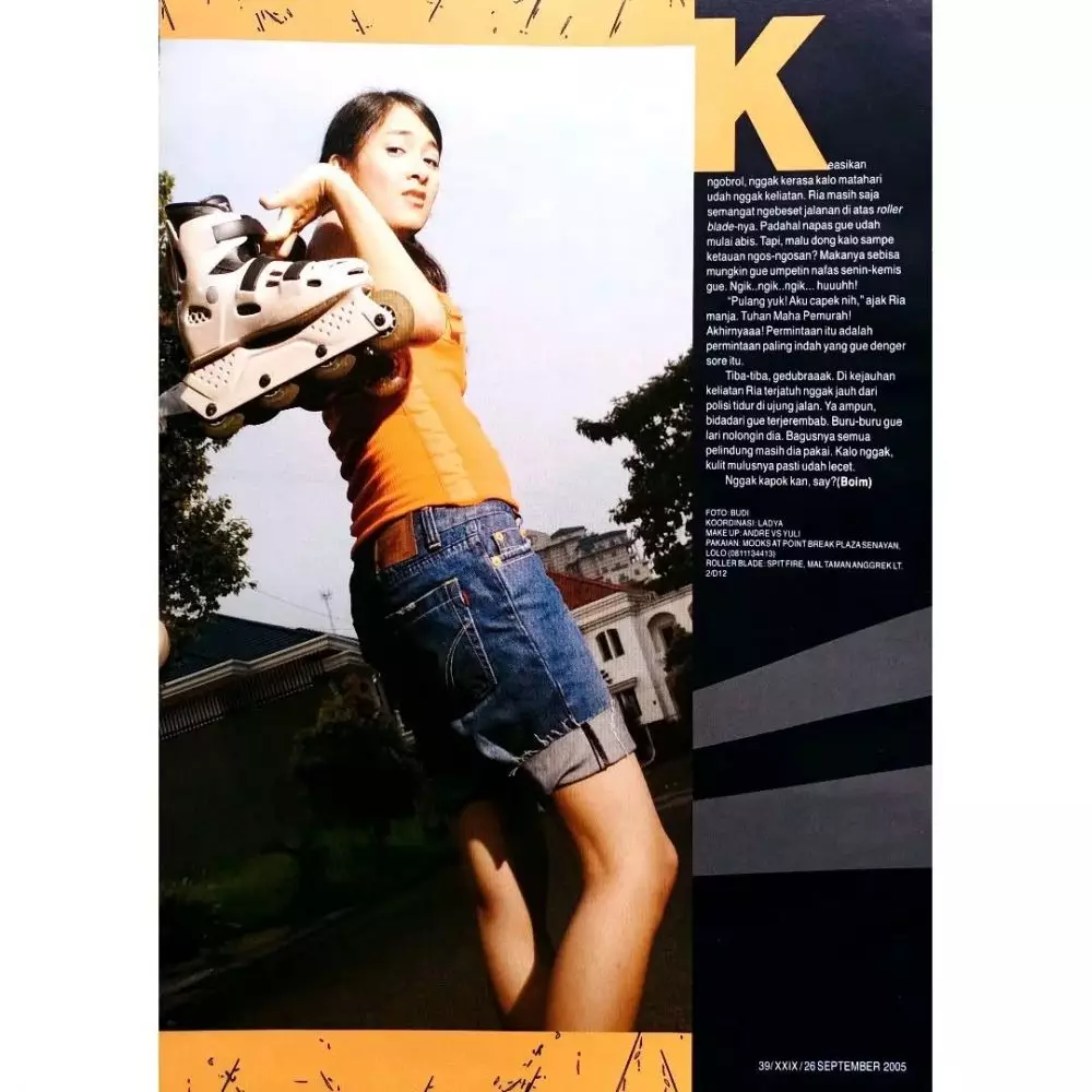 Hayria Lontoh Gadis Sampul 2001 © 2025 brilio.net