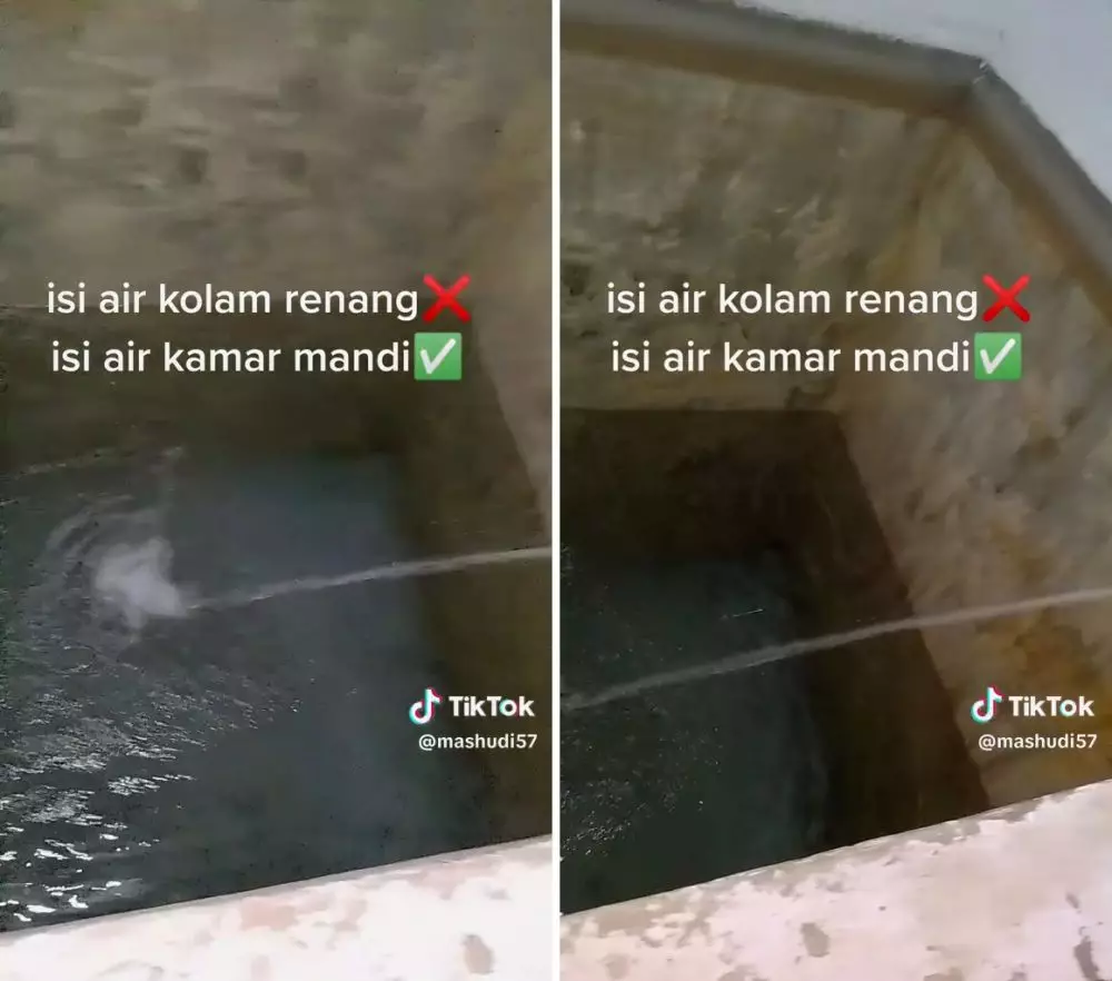 bak mandi besar © TikTok bak mandi besar © TikTok