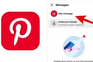 Cara chatting di Pinterest dengan aman, ternyata sedikit beda dengan pakai WhatsApp
