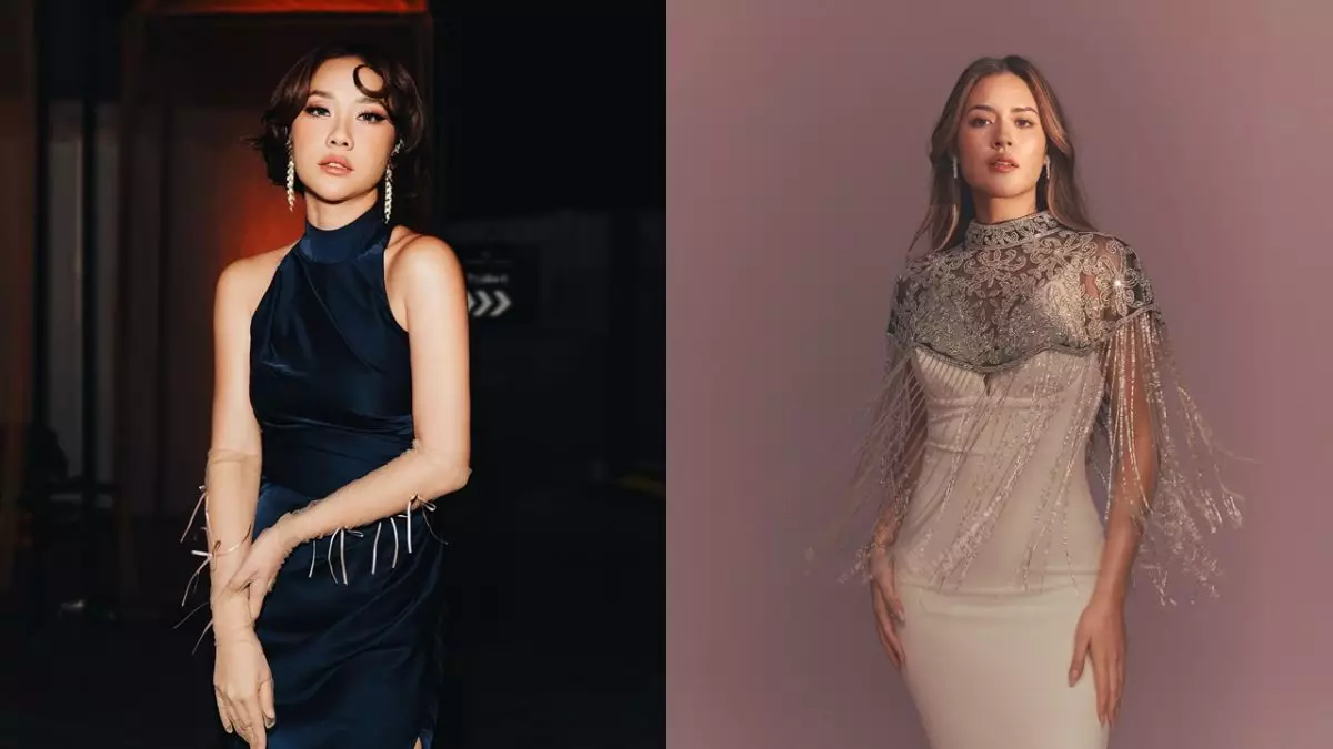 Gaya 10 penyanyi kenakan busana nude seperti warna kulit, penampilan Raisa paling curi perhatian