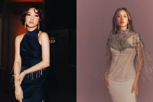 Gaya 10 penyanyi kenakan busana nude seperti warna kulit, penampilan Raisa paling curi perhatian