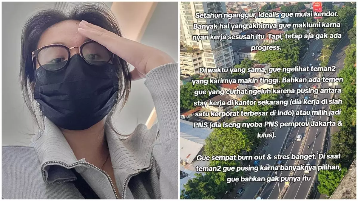 Nganggur 2 tahun, wanita ini ngeluh susah cari kerja sampai turunkan standar gaji, endingnya haru