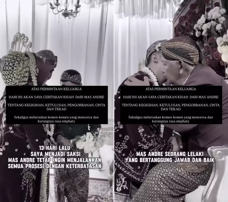 Pengantin pria di Kediri meninggal usai akad © 2025 TikTok Pengantin pria di Kediri meninggal usai akad © 2025 TikTok