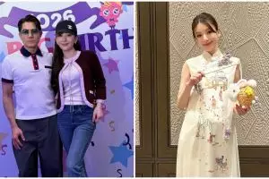 7 Potret istri Aaron Kwok usai melahirkan anak ke-3, tampil singset pakai jeans 5 hari setelah lahiran