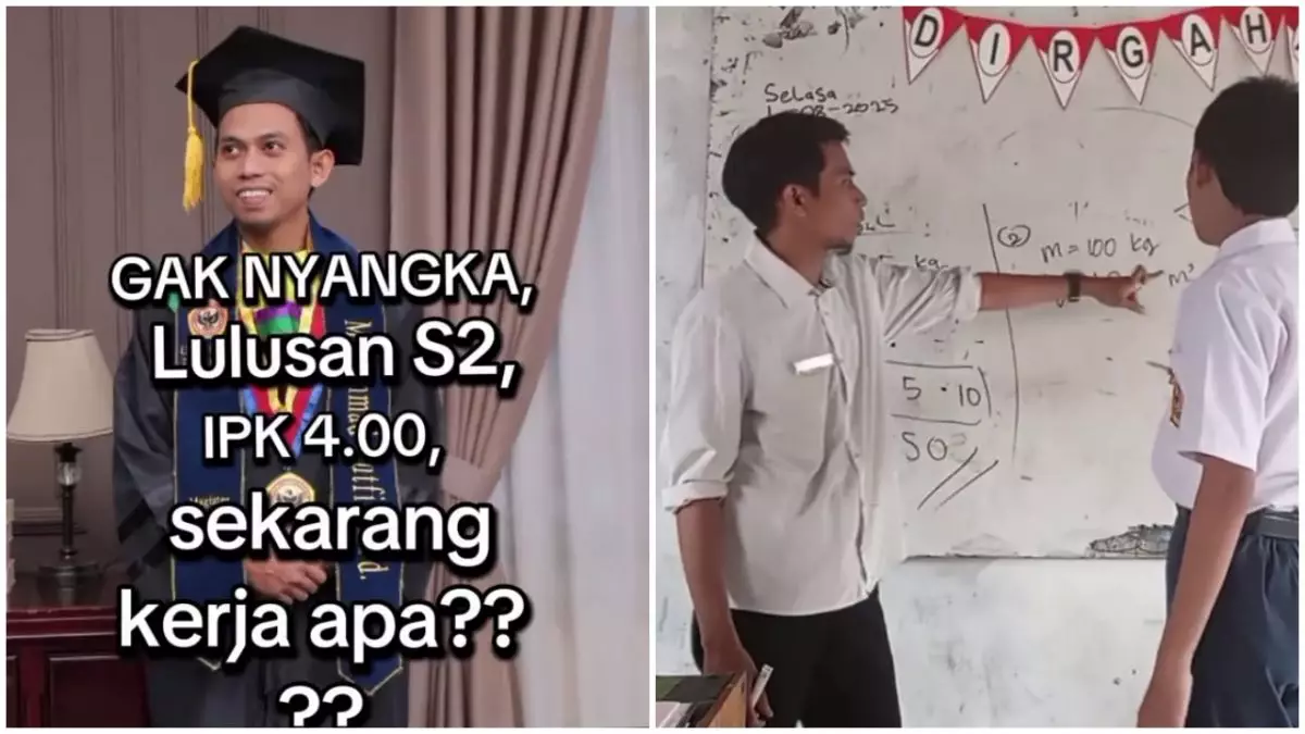 Viral guru honorer lulusan S2 dengan IPK cumlaude, malamnya berjibaku jualan martabak, ini kisahnya