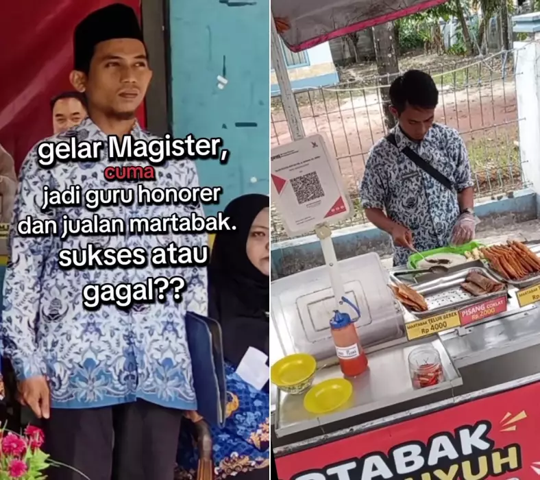 Lulus S-2 IPK Cumlaude malam jualan martabak © 2025 TikTok Lulus S-2 IPK Cumlaude malam jualan martabak © 2025 TikTok