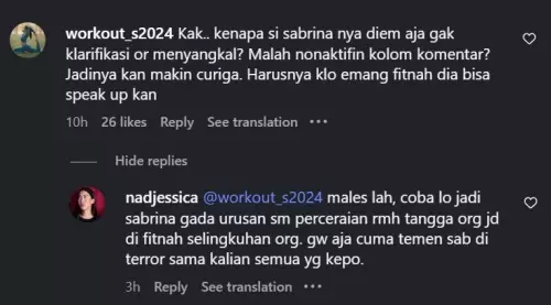 terungkap kondisi Sabrina Alatas saat ini © Instagram terungkap kondisi Sabrina Alatas saat ini © Instagram