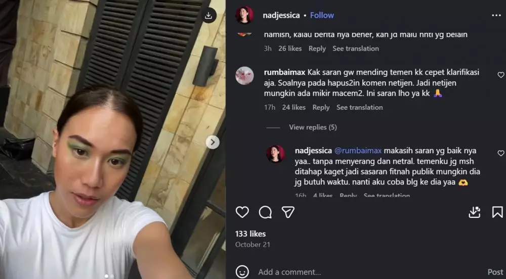 terungkap kondisi Sabrina Alatas saat ini © Instagram terungkap kondisi Sabrina Alatas saat ini © Instagram