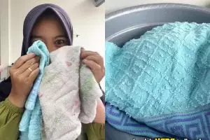 Handuk sudah dicuci tapi masih bau apek? Coba trik ini biar wangi lagi dan lebih kinclong