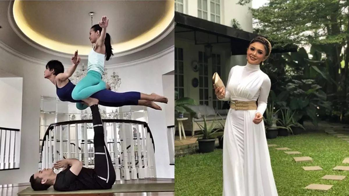 13 Potret rumah mewah Yuni Shara, asri dan bernuansa klasik