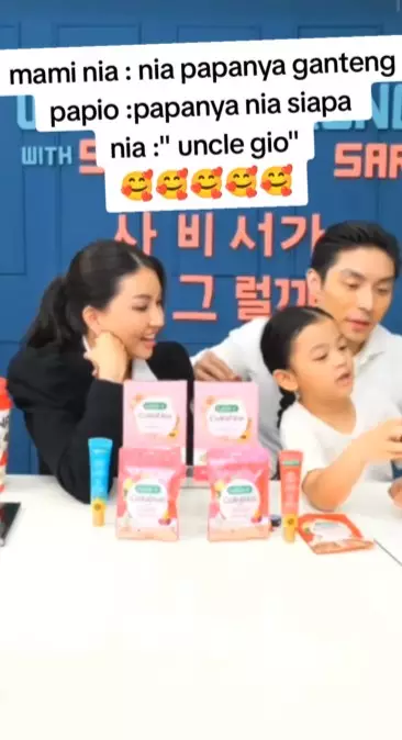 Thania putri Sarwendah ditanya soal papahnya © TikTok Thania putri Sarwendah ditanya soal papahnya © TikTok