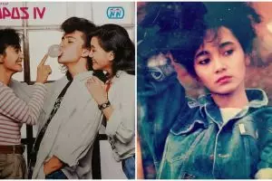 Cewek di samping mendiang Ryan Hidayat dan Nike Ardilla ini ibu eks aktor cilik, 9 potret masa mudanya