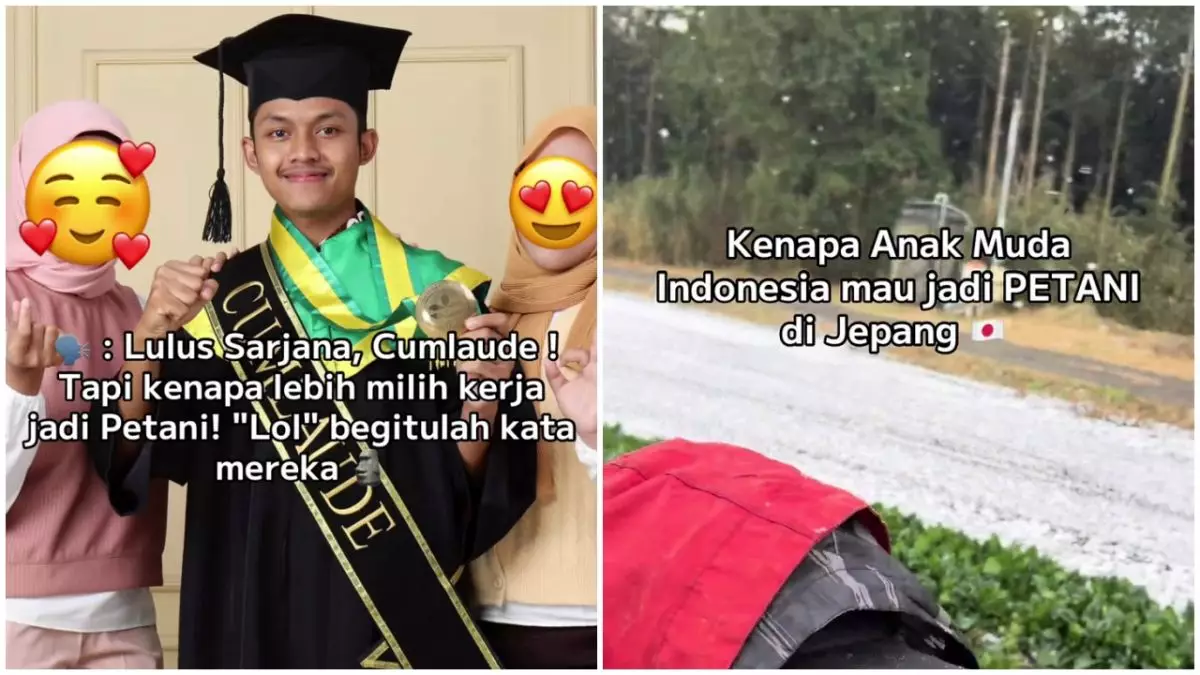 Kisah pria lulusan S1 cumlaude pilih kerja di jadi petani di Jepang, kini raup Rp28 juta per bulan