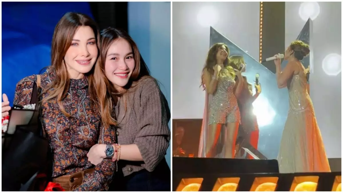 Ketemu dengan idolanya, ini 9 momen bahagia Ayu Ting Ting manggung bareng Nandy Ajram ratu pop Arab