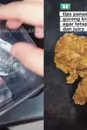 Tak banyak yang tahu! Ternyata es batu bisa bikin gorengan lebih krispi tanpa digoreng, begini caranya