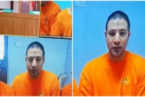 7 Potret Ammar Zoni jalani persidangan kasus narkoba di Nusakambangan, kini rambutnya plontos