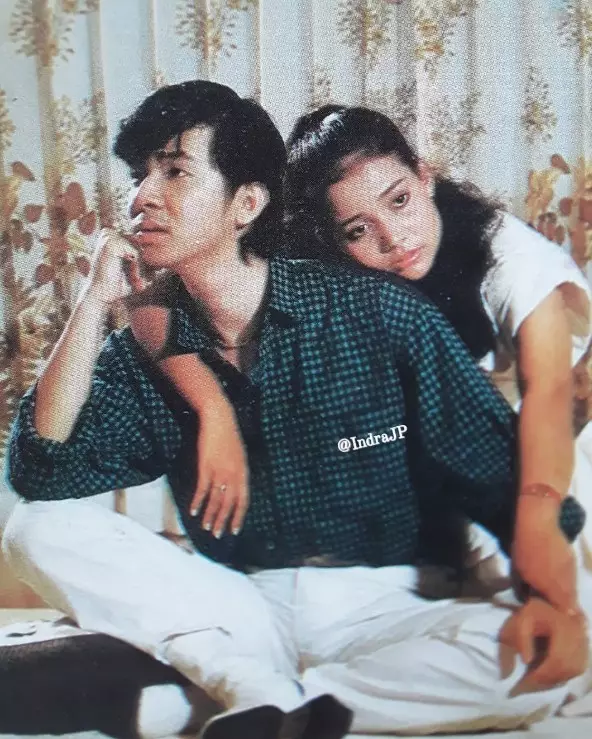 Gadis bareng Richie Ricardo ini artis lawas © berbagai sumber Gadis bareng Richie Ricardo ini artis lawas © berbagai sumber