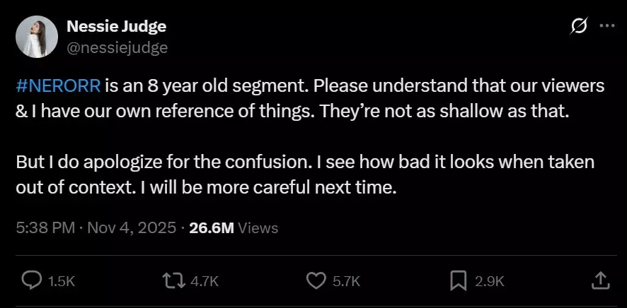 Kronologi Nessie Judge dihujat karena foto Junko Furota © 2025 brilio.net Kronologi Nessie Judge dihujat karena foto Junko Furota © 2025 brilio.net