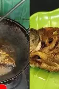 Goreng ikan masih sering lengket di wajan? Coba pakai bawang putih biar hasilnya mulus, begini caranya