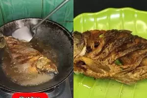 Goreng ikan masih sering lengket di wajan? Coba pakai bawang putih biar hasilnya mulus, begini caranya
