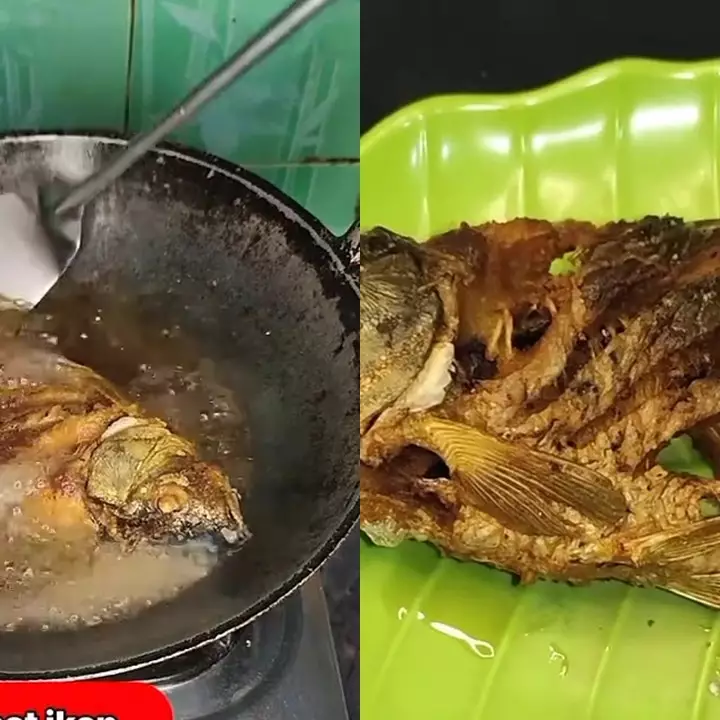 Goreng ikan masih sering lengket di wajan? Coba pakai bawang putih biar hasilnya mulus, begini caranya