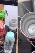 Bau apek di botol minum tak hilang meski sudah dicuci? Coba pakai 1 bahan dapur ini untuk mengatasinya