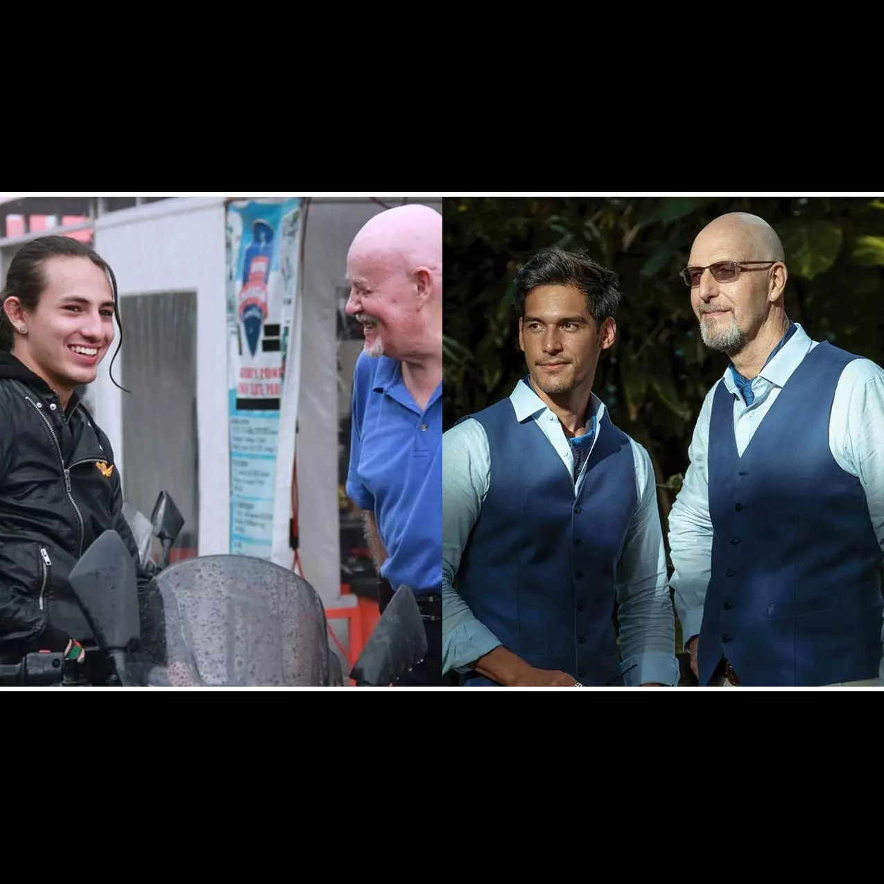 Sama-sama keren menawan, begini potret 7 seleb ganteng bareng papa bulenya