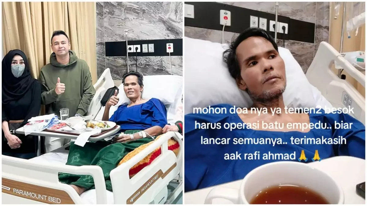7 Potret kondisi Fahmi Bo usai jalani operasi kantung empedu, ngaku sudah lumayan sehat