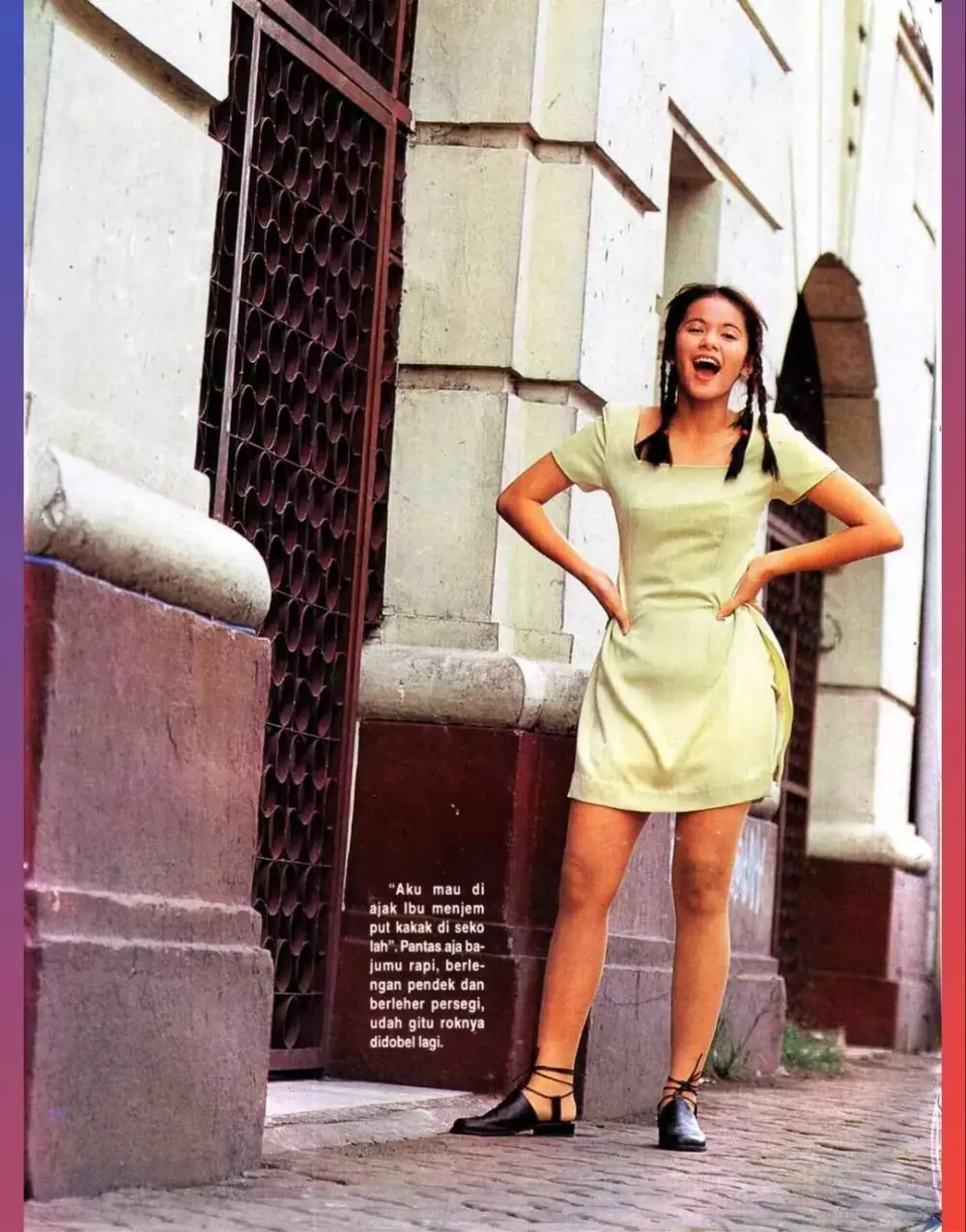 Foto lawas Olla Ramlan finalis cover girl © 2025 brilio.net