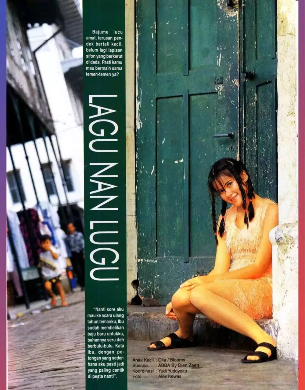 Foto lawas Olla Ramlan finalis cover girl © 2025 brilio.net