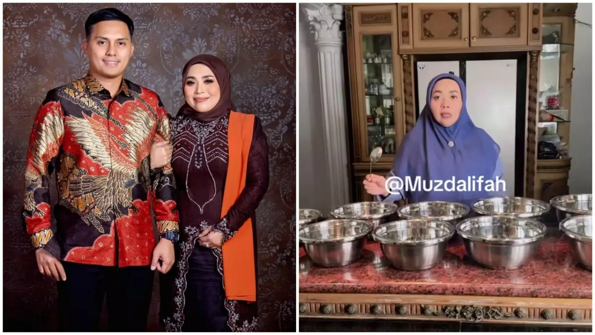 Rumahnya akan dijual Rp100 M, intip 9 potret dapur bersih Muzdalifah didesain klasik dan minim perabot