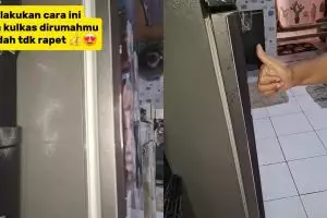 Lakukan trik ini jika pintu kulkas sudah tidak rapat, sat-set cuma butuh 10 detik