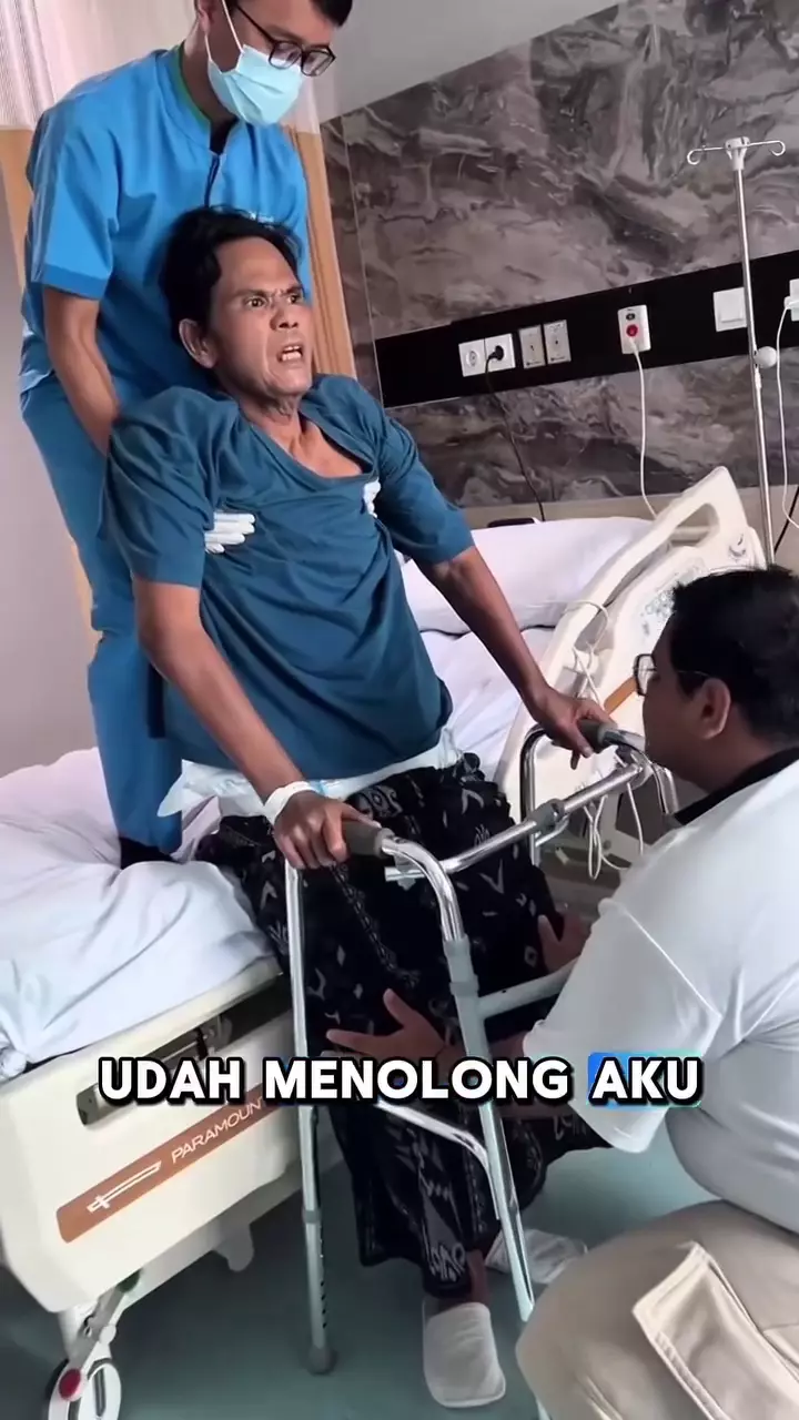 Fahmi Bo ucapkan terima kasih kepada Raffi Ahmad usai operasi © 2025 brilio.net