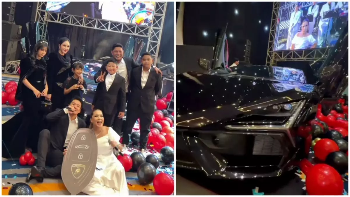 9 Potret pesta ultah ke-9 Qansa Alrifaat anak crazy rich Makassar, dapat kado Lamborghini Rp22 miliar