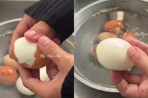 Tanpa diberi cuka atau direndam air es, ini trik rebus telur biar mulus dan gampang dikupas