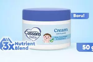 7 Kelebihan Cussons Baby Cream untuk wajah dewasa, bikin kulit lembap, halus, dan aman dipakai harian