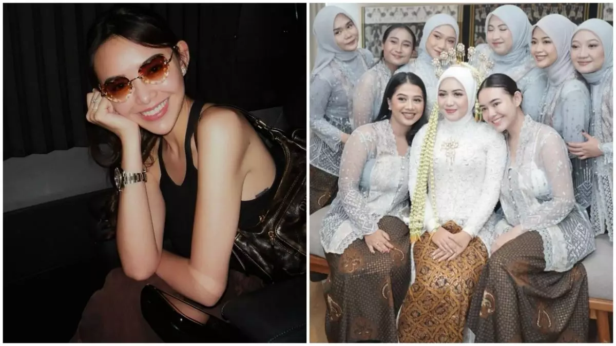 9 Potret Amanda Manopo jadi bridesmaid sahabatnya non seleb, penampilannya dengan makeup tipis dipuji