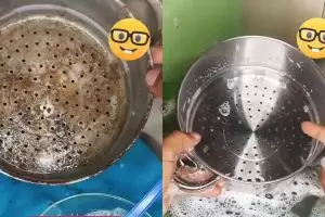 Panci kukusan berkarat bisa hilang lagi dengan cairan ini, modalnya tak cuma sabun cuci piring